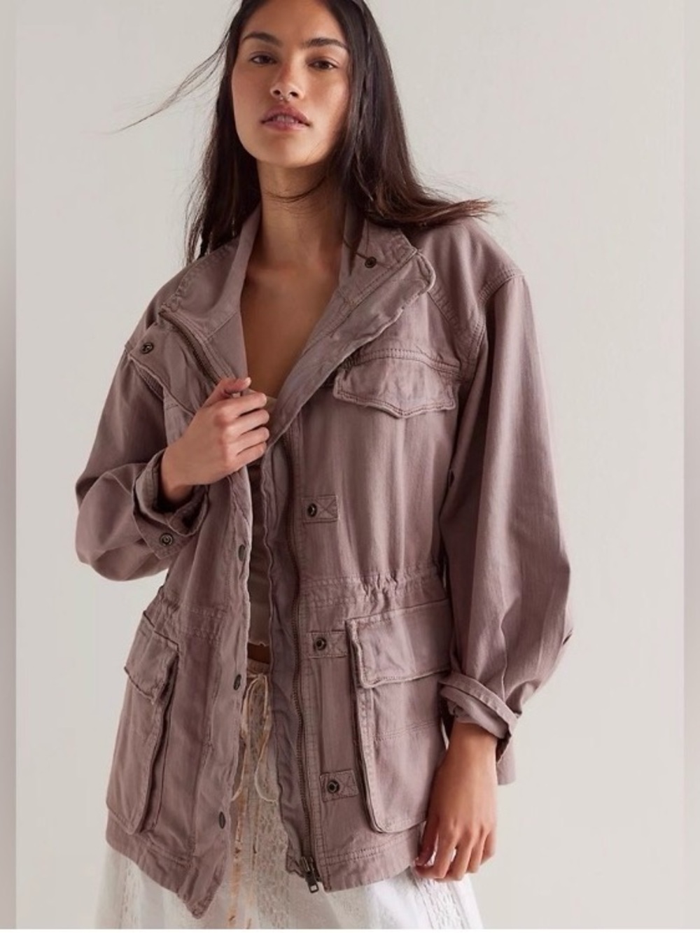 Free People M Arya utility jacket
